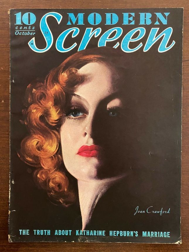 MODERN SCREEN magazine cover Issue 35 October 1933
